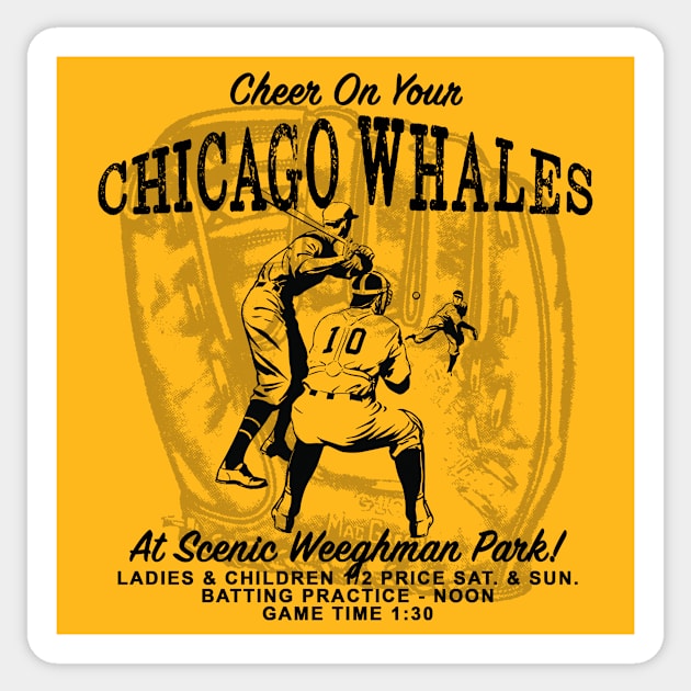 Chicago Whales Sticker by Vandalay Industries